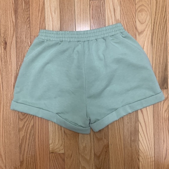 Sage Roll Tab Jersey Shorts - Picture 3 of 3